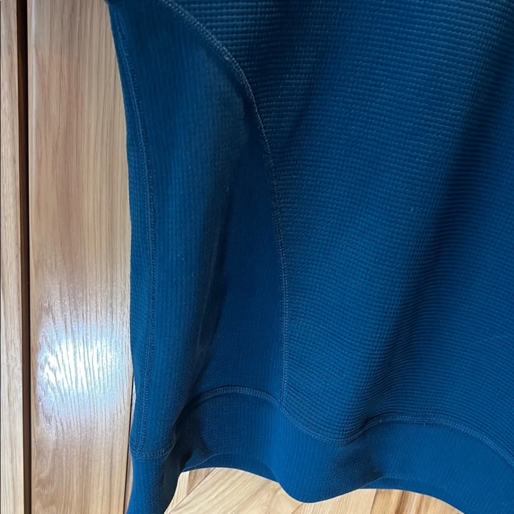 SALE🎉 Eddie BauerTeal Blue Mock Neck Shirt - Picture 4 of 8